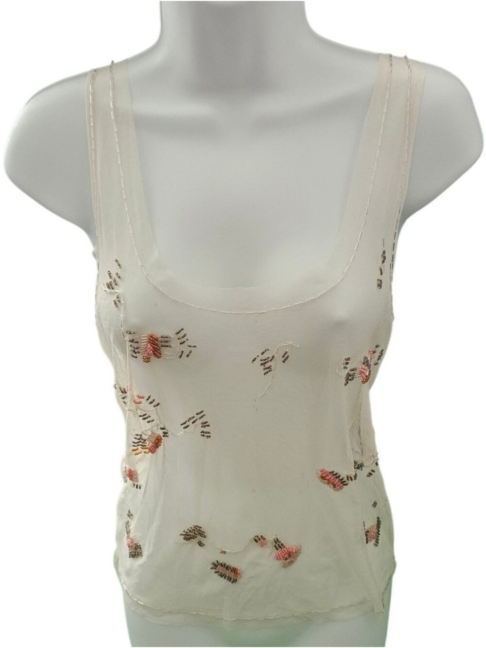 FREE PEOPLE beaded Cami Size Medium